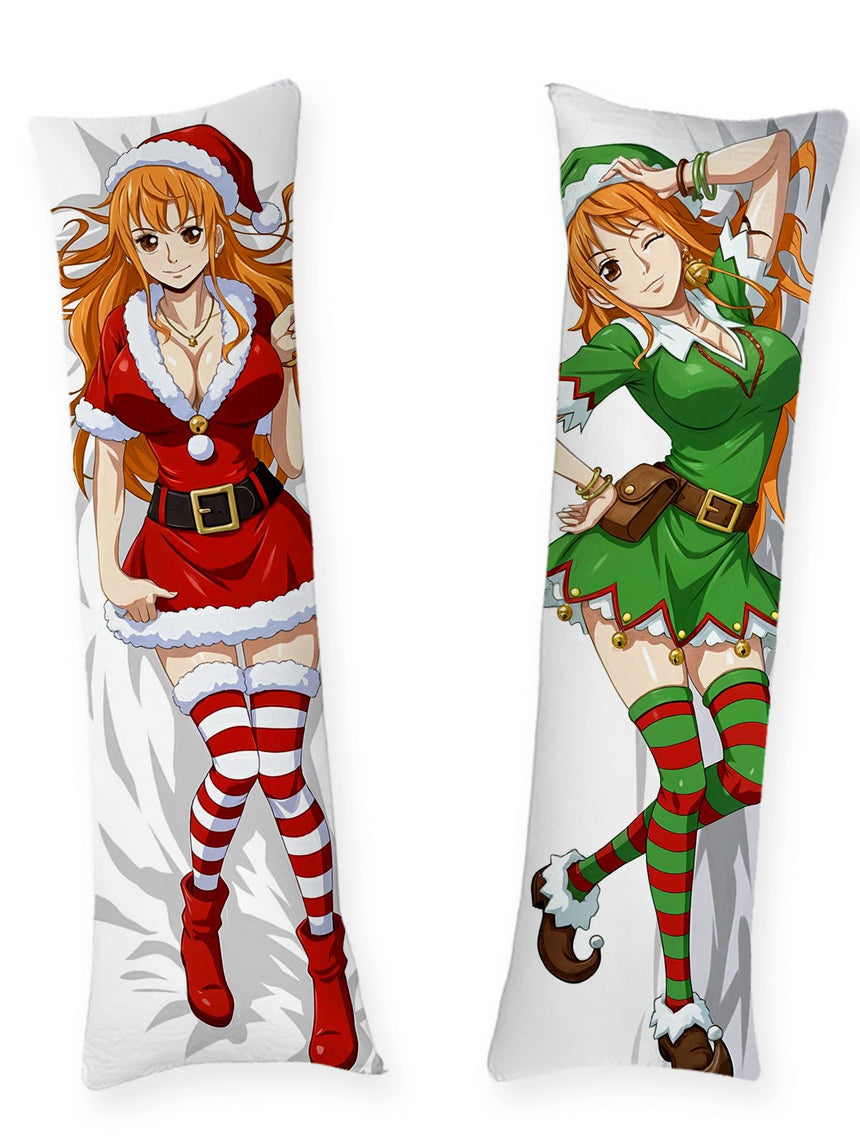 Nami Christmas Body Pillow - mockup