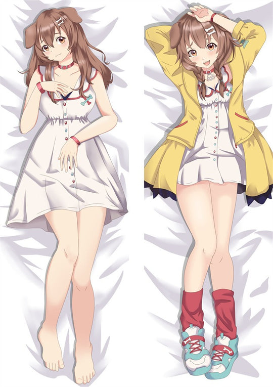 Inugami Korone White Dress Body Pillow