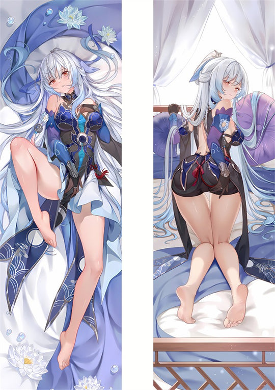 Jingliu Lotus Battle Dress Body Pillow