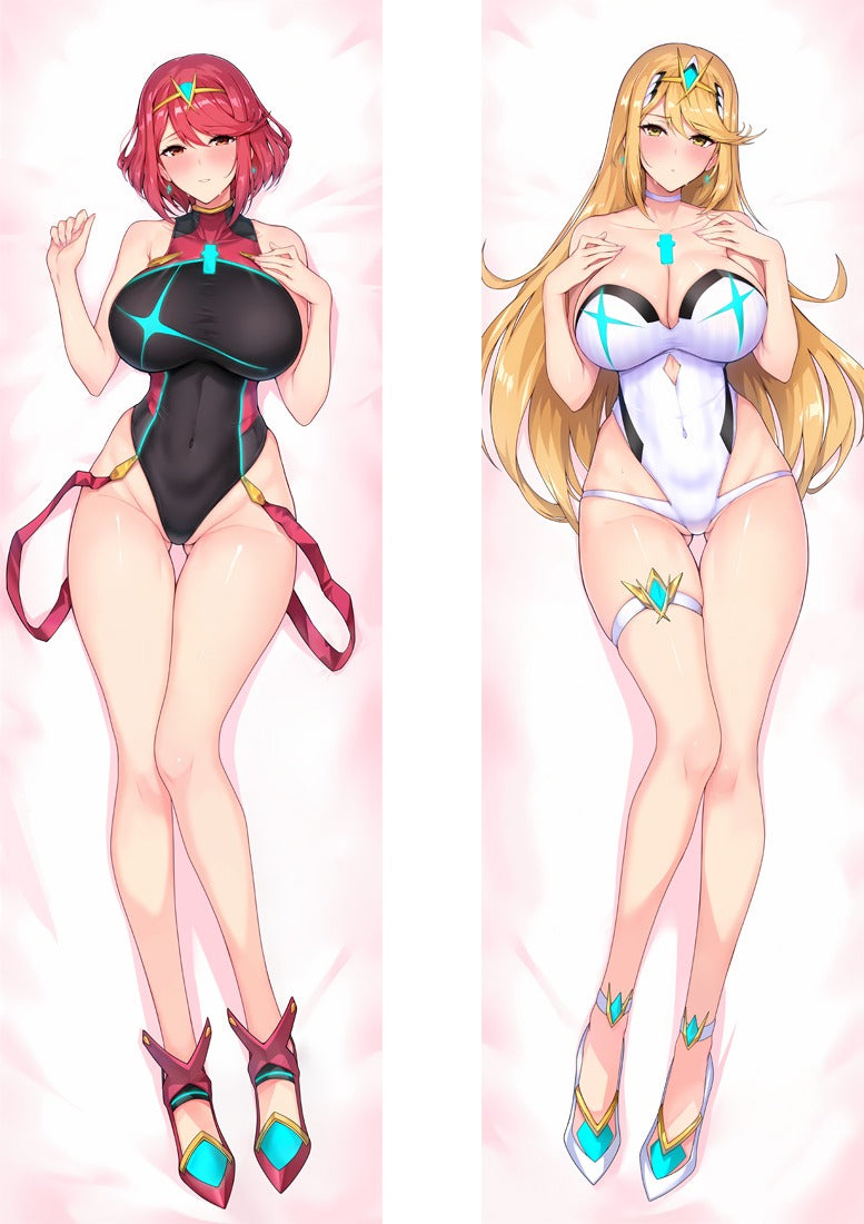 Pyra and Mythra Swimsuit Duo Body Pillow
