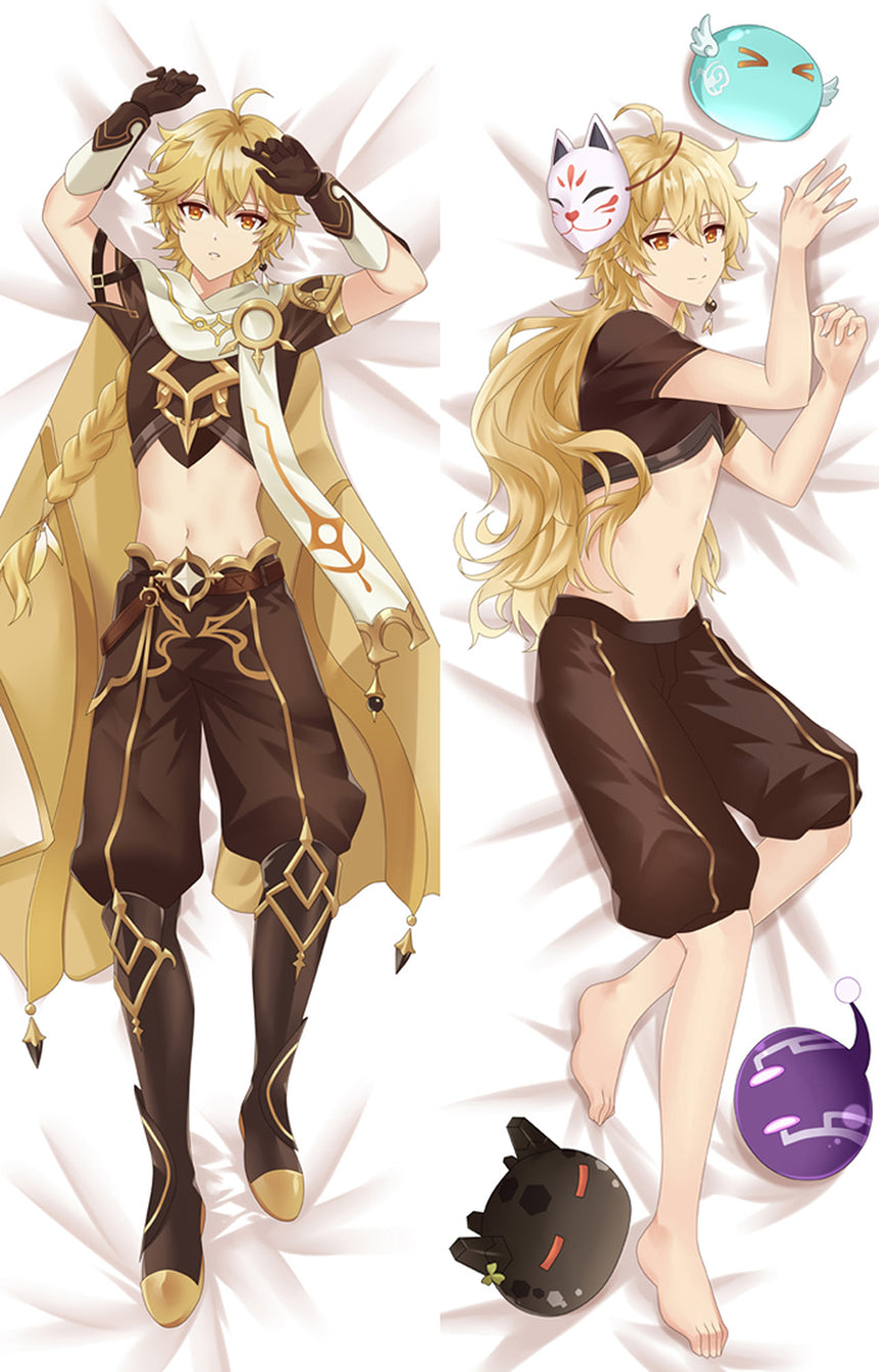 Aether Traveler Outfit Body Pillow