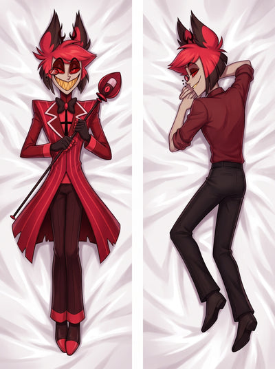 Alastor Red Pinstripe Suit Body Pillow