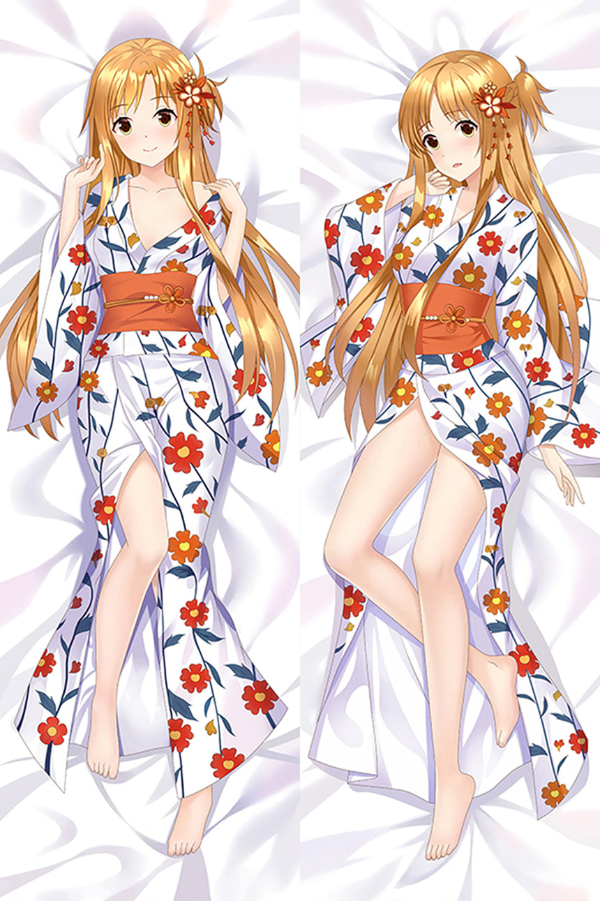 Asuna Floral Yukata Body Pillow