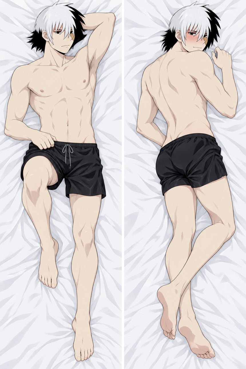 Black Jack Black Swim Shorts Body Pillow