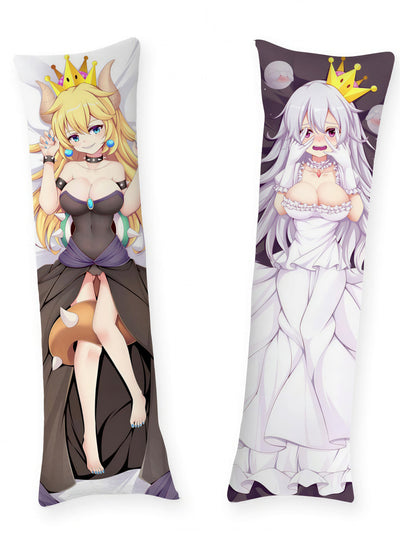 Almohada corporal de Bowsette y Boosette