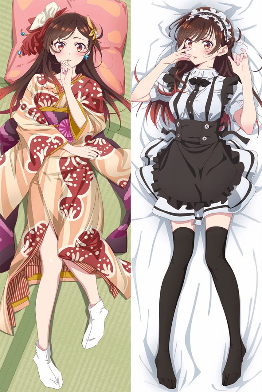 Chizuru Mizuhara Kimono and Maid Body Pillow