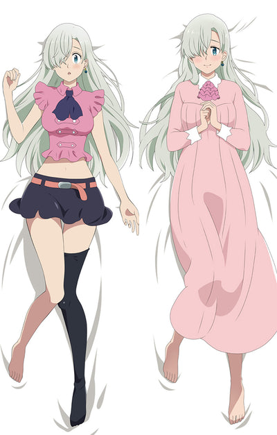 Elizabeth Liones Pink Outfit Body Pillow