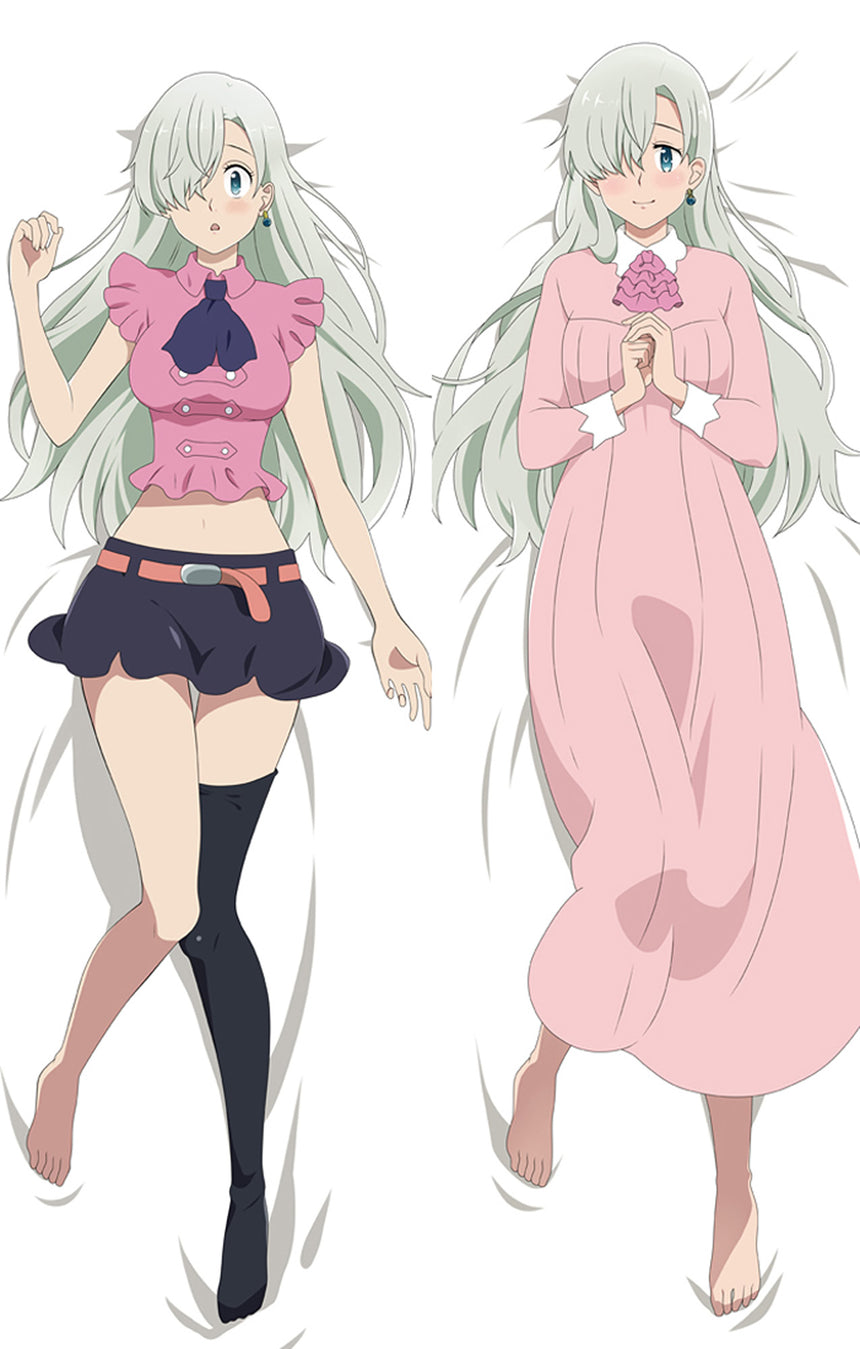 Elizabeth Liones Pink Outfit Body Pillow