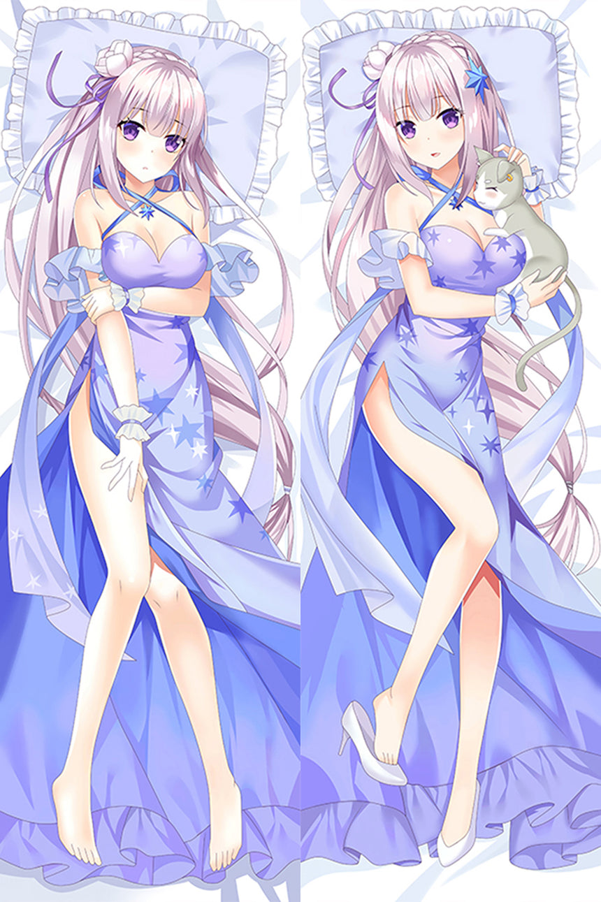 Emilia Blue Gown Body Pillow