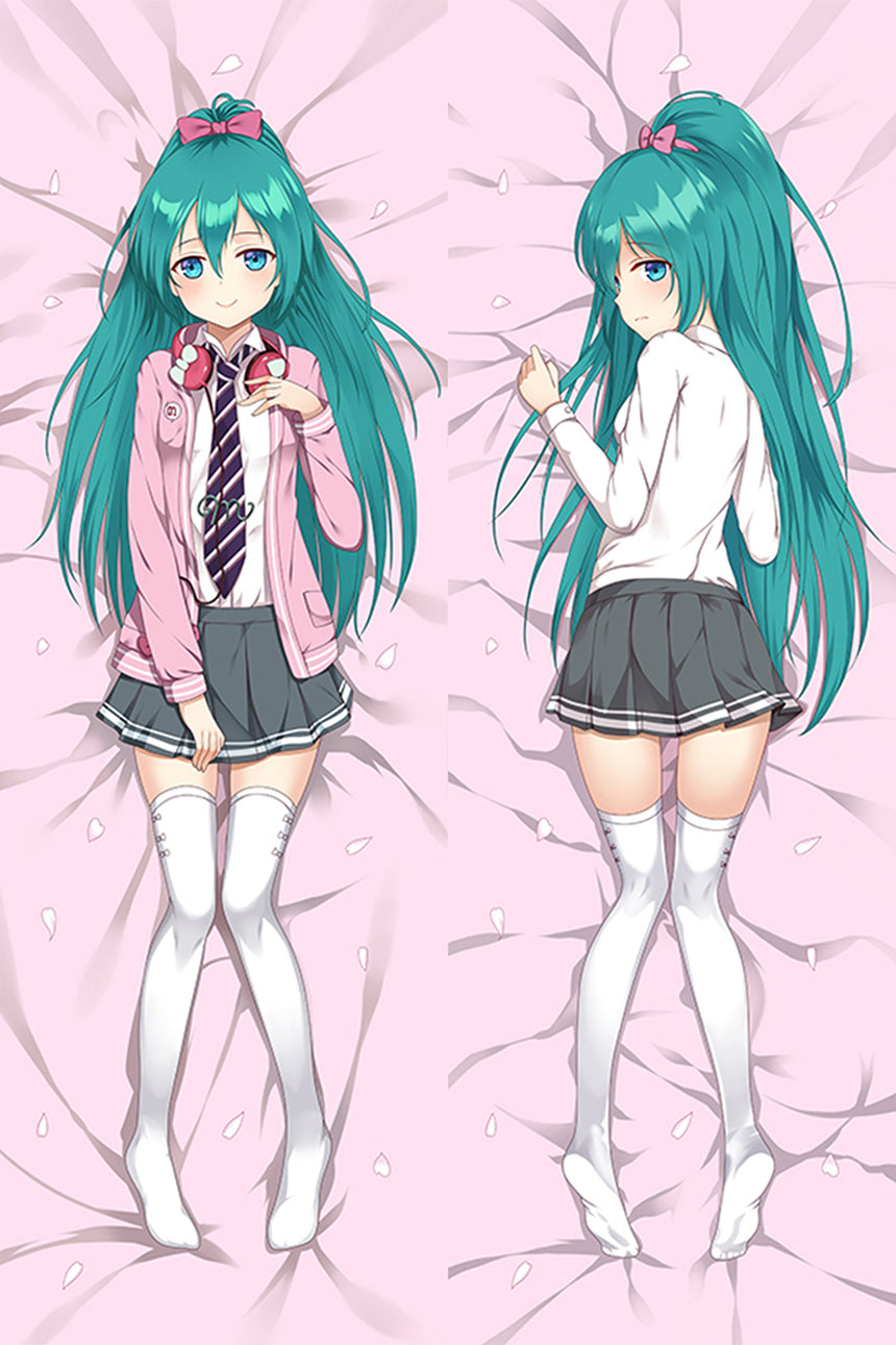 Hatsune Miku Pink Cardigan Body Pillow