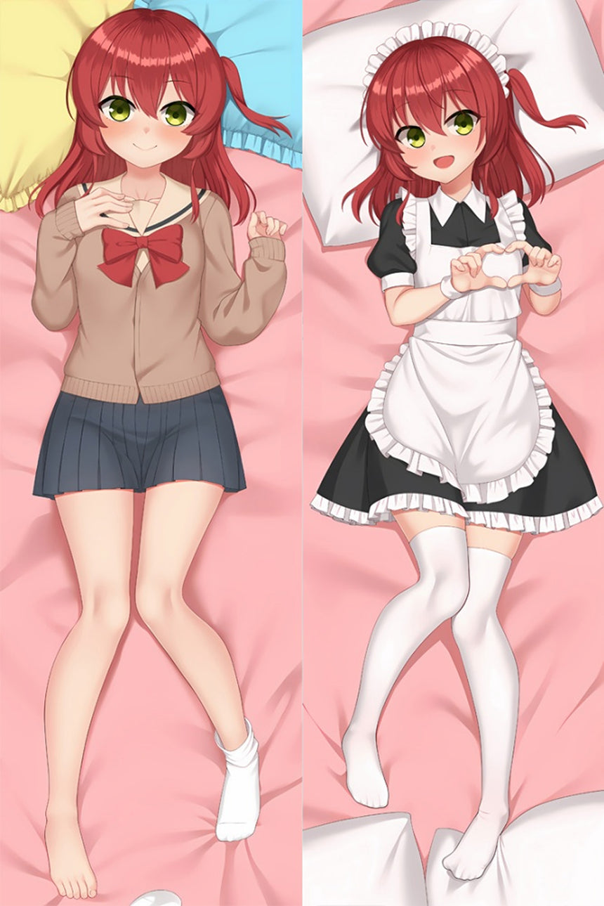 Ikuyo Kita Maid Outfit Body Pillow