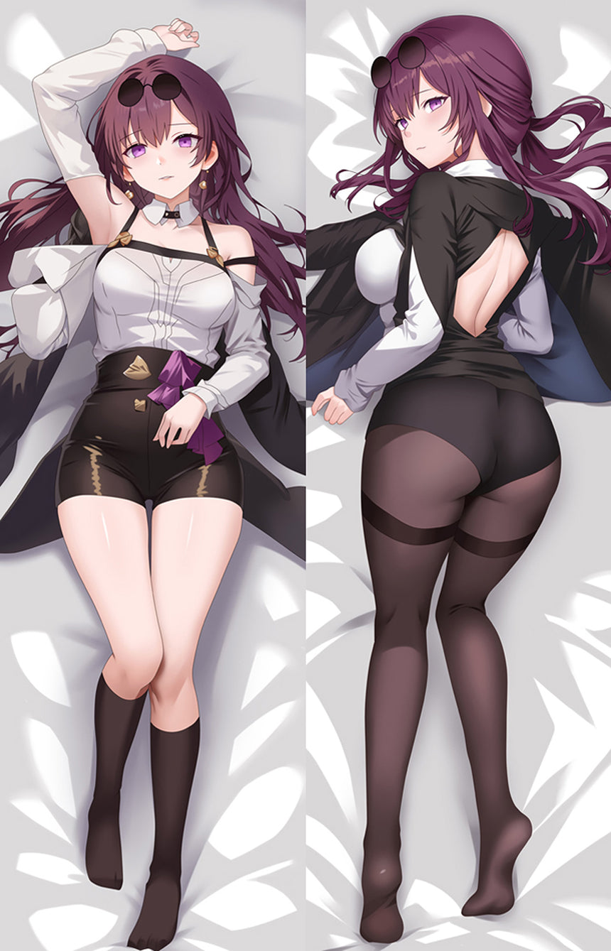 Kafka Black Shorts Body Pillow