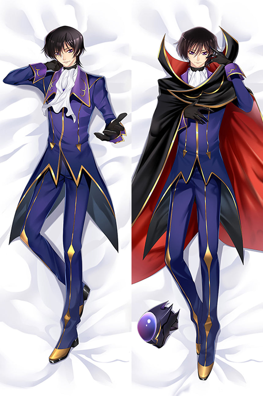 Lelouch Zero Costume Body Pillow