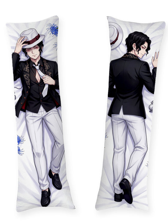 Muzan Asakusa White Fedora Suit Body Pillow