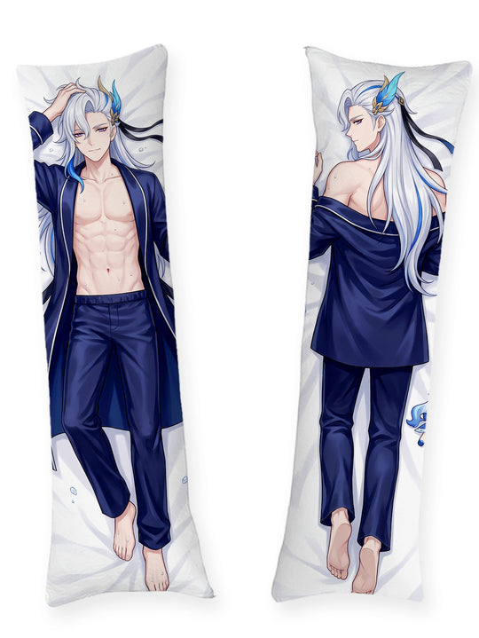 Neuvillette Rainy Night Silk Robe Body Pillow
