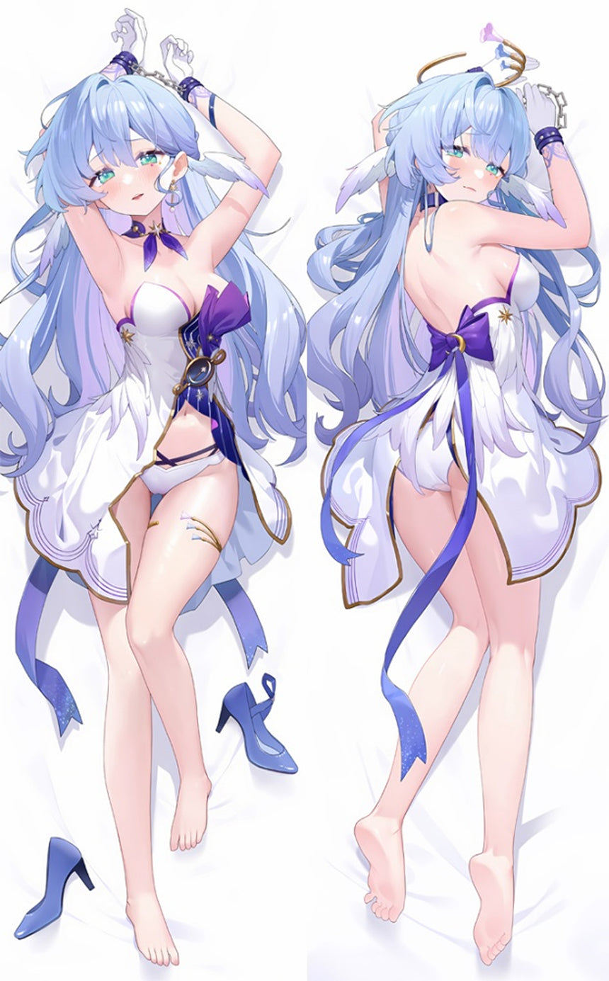 Robin White Feather Dress Body Pillow