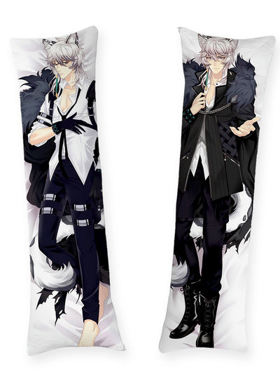 Almohada SilverAsh Abrigo Blanco y Negro