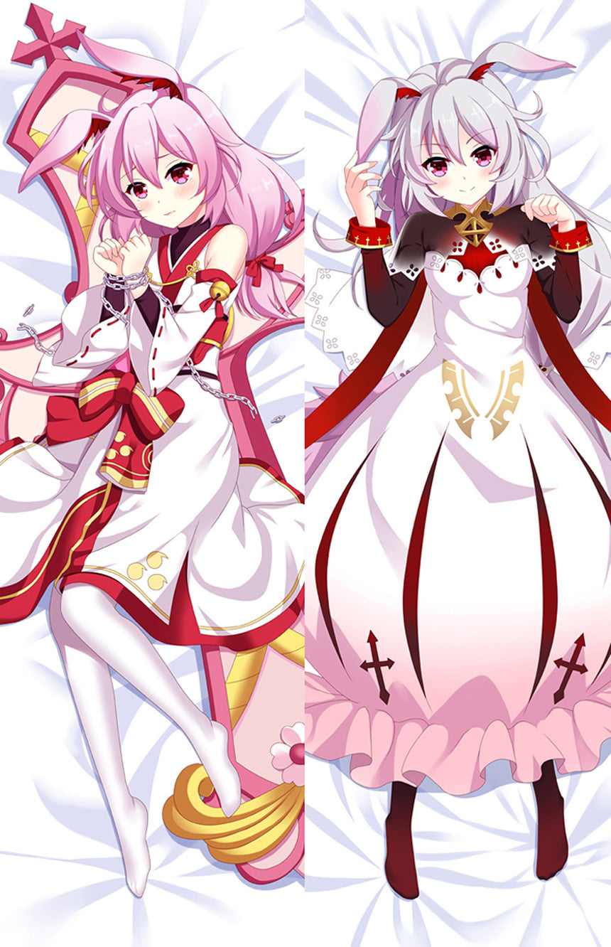 Theresa Apocalypse Pink and White Dress Body Pillow