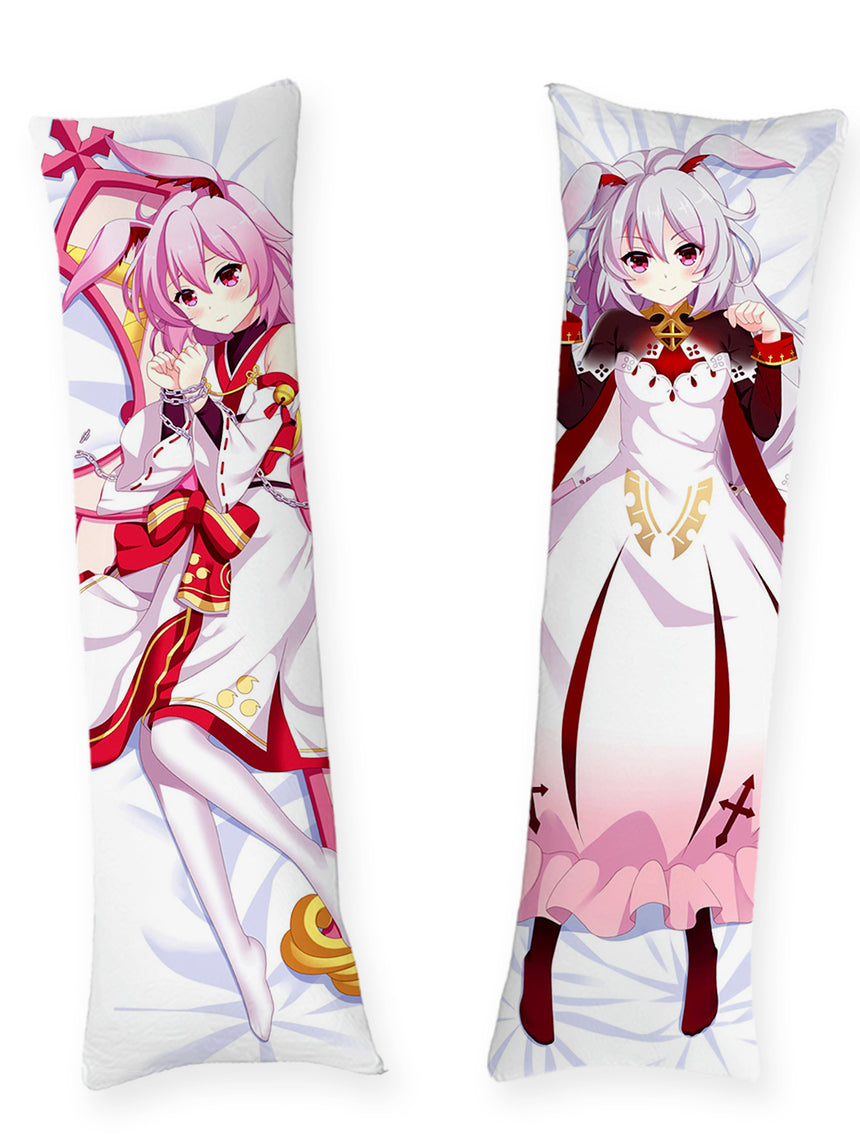 Theresa Apocalypse Pink and White Dress Body Pillow