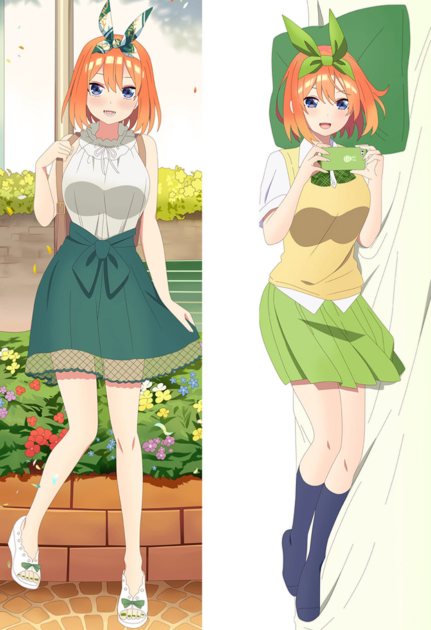 Yotsuba Nakano Green Dress Body Pillow