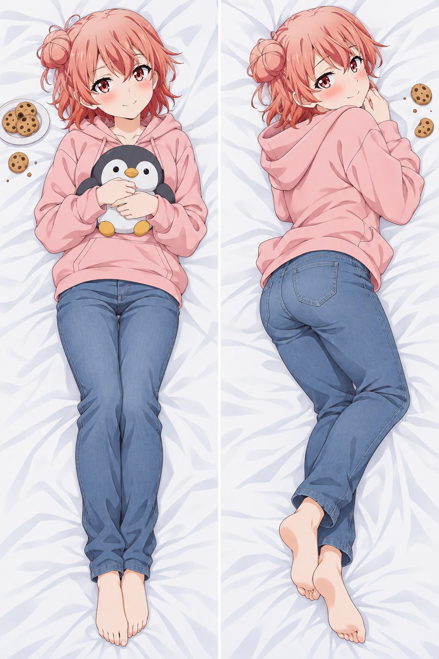 Yui Pink Hoodie Body Pillow