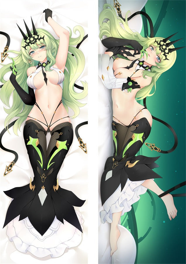Mobius Black and Green Gown Body Pillow