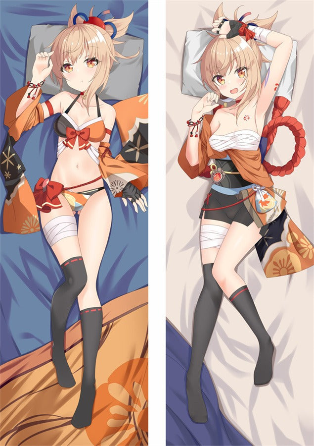 Yoimiya Bikini and Festival Kimono Body Pillow