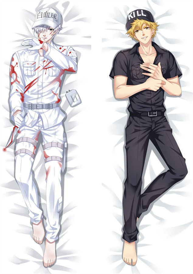 White Blood Cell and Killer T Body Pillow