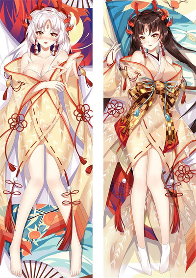 Almohada Dúo Onmyoji Kimono Dorado
