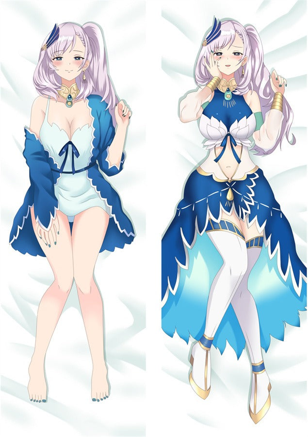Lavender Twintails Peacock Dress Body Pillow