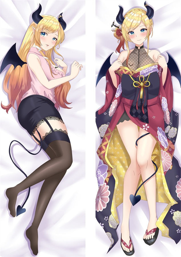 Yuzuki Choco Office Blouse and Kimono Body Pillow