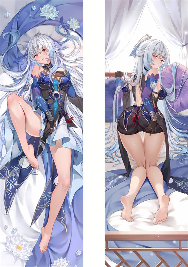 Jingliu Lotus Battle Dress Body Pillow