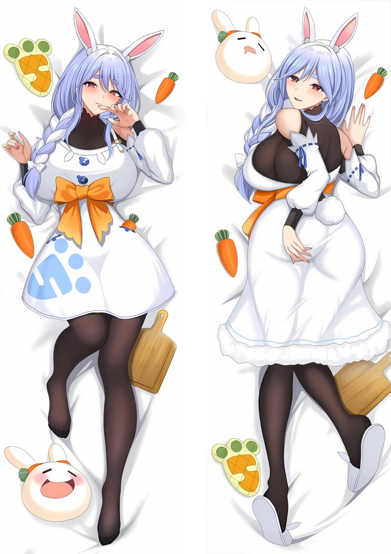 Pekora's Mom White Apron Dress Body Pillow