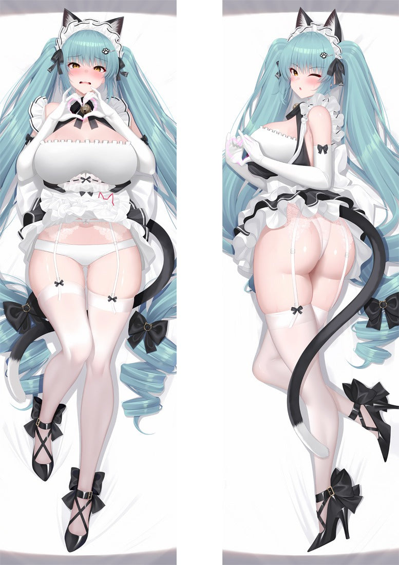 Privaty Cat Maid Lingerie Body Pillow