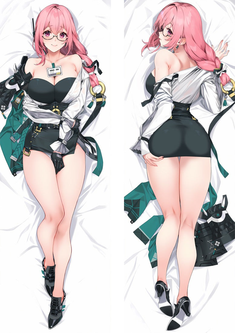 Tsukishiro Yanagi Corset and Green Jacket Body Pillow
