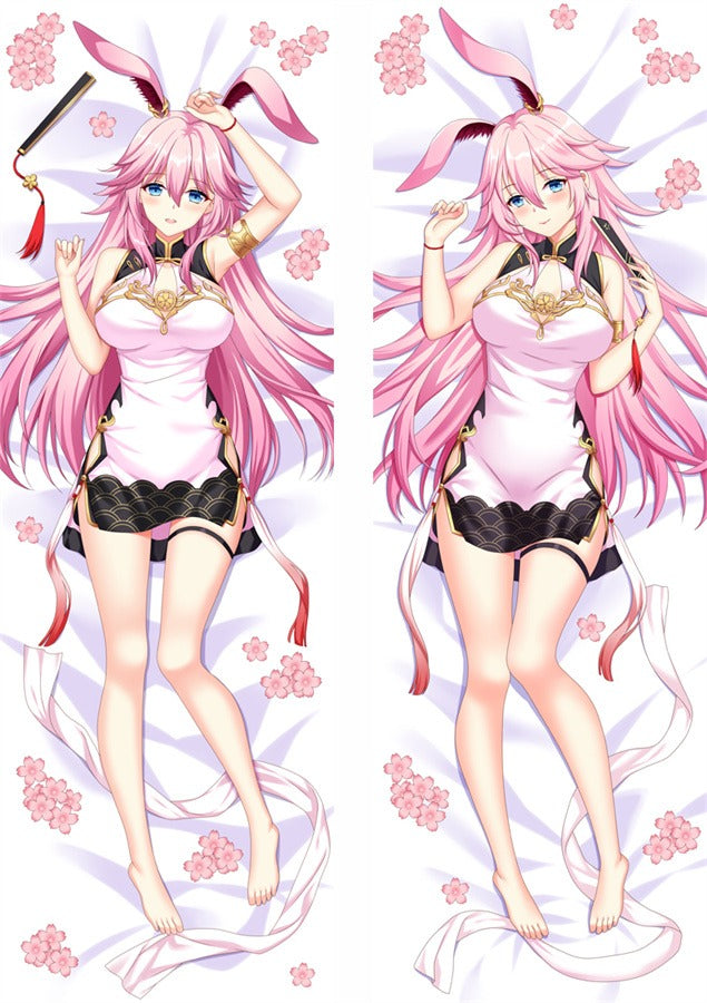 Yae Sakura Qipao Garter Body Pillow