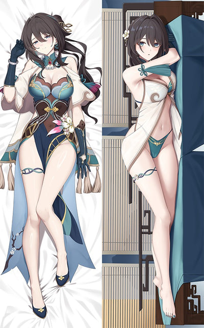Ruan Mei Qipao and Swimsuit Body Pillow