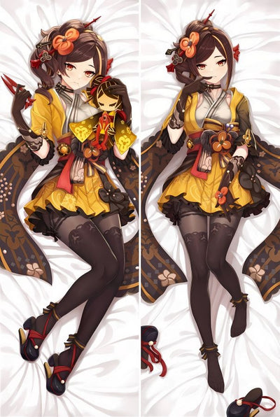 Chiori Yellow Kimono Dress Body Pillow