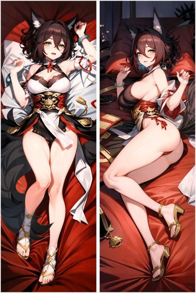 Tingyun Crimson Fox Dress Body Pillow