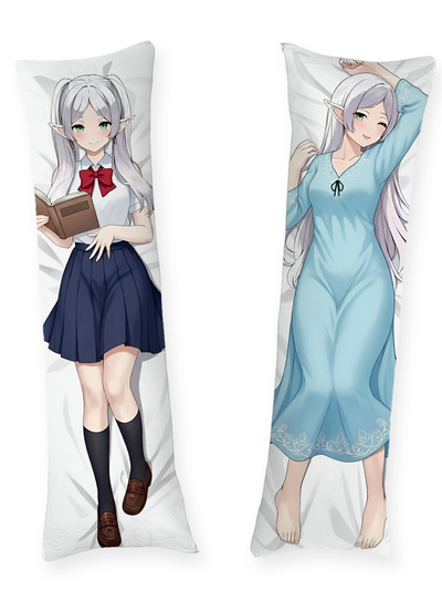 Almohada corporal de Frieren con uniforme escolar