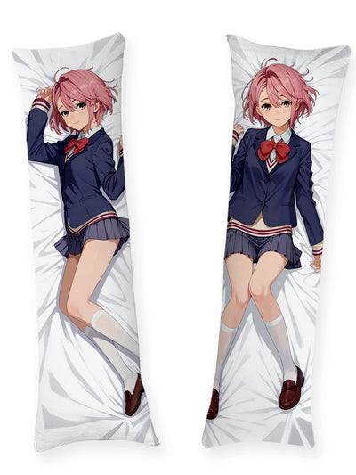 Almohada Aira Shiratori con uniforme escolar