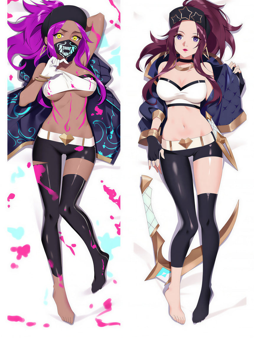 Akali Sexy Body Pillow 2