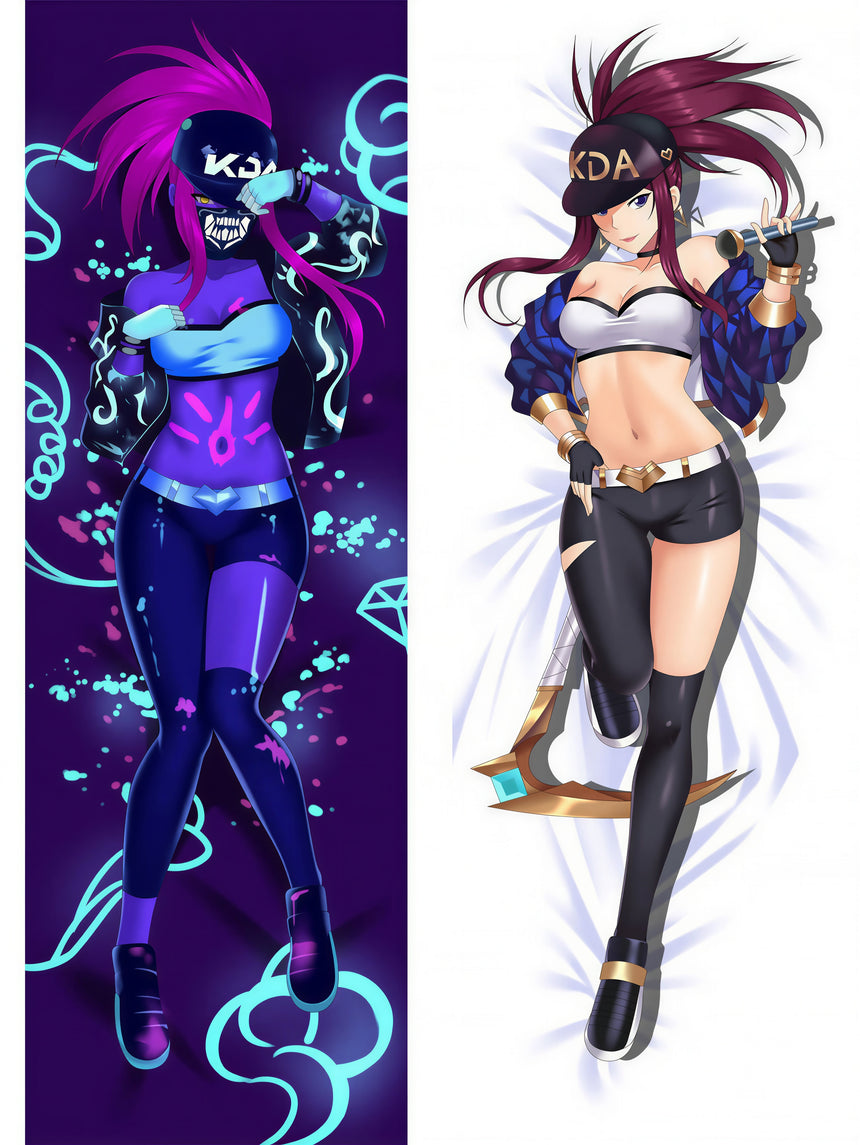 Akali Waifu Body Pillow 2