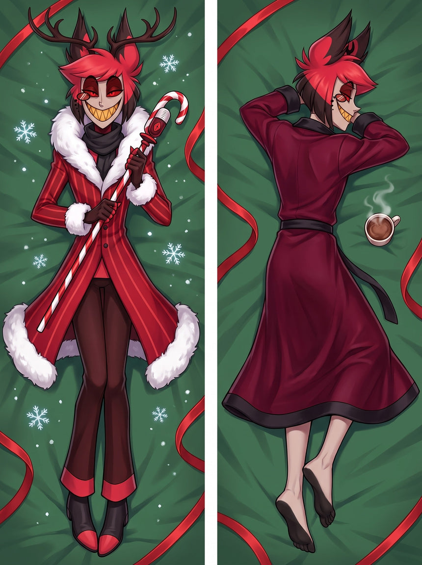 Alastor Christmas Body Pillow