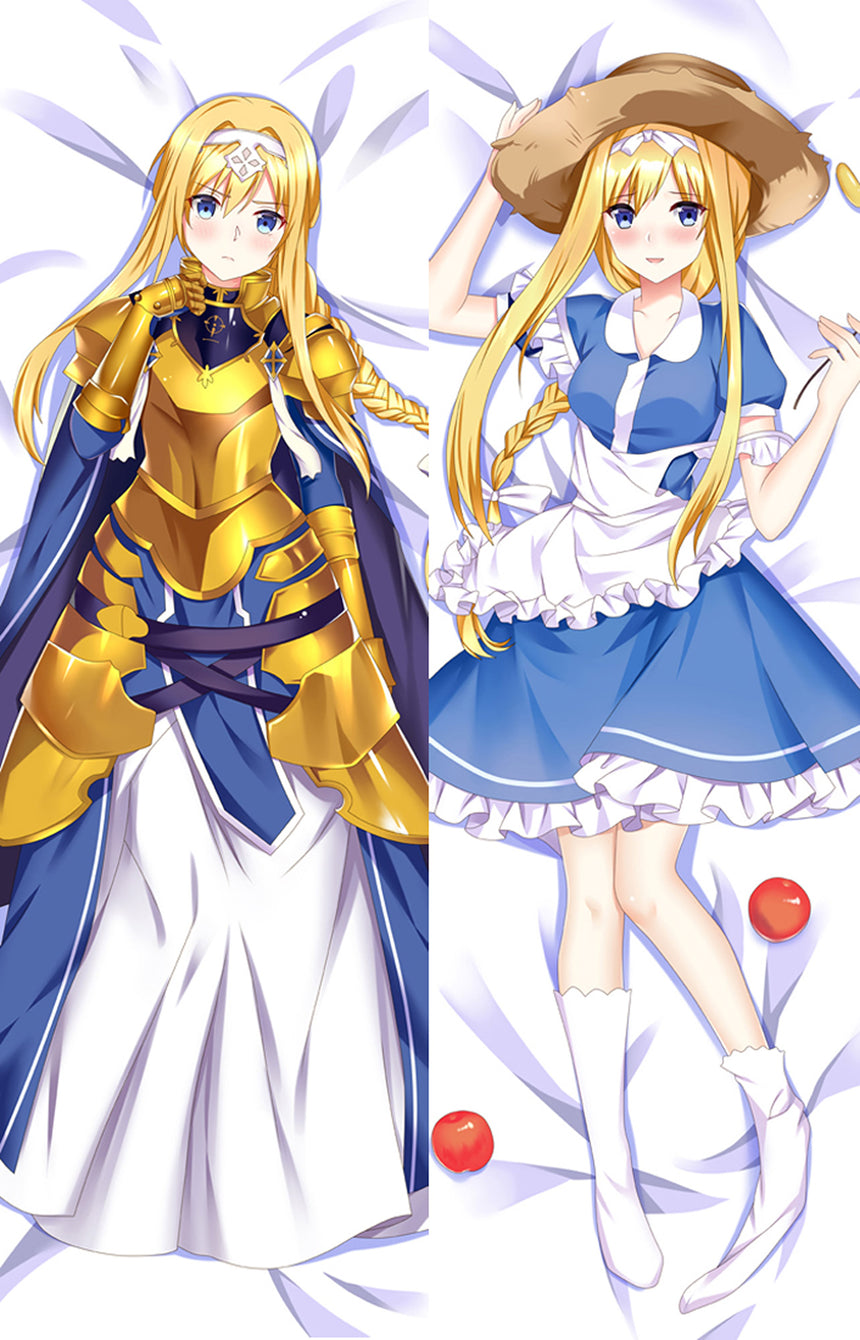 Alice Zuberg Golden Armor Body Pillow