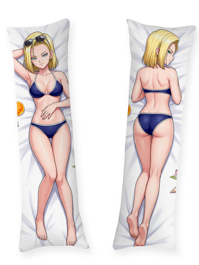 Android 18 Navy Bikini Pin Up Body Pillow