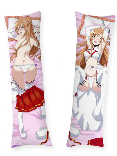 Almohada corporal de Asuna en la cama