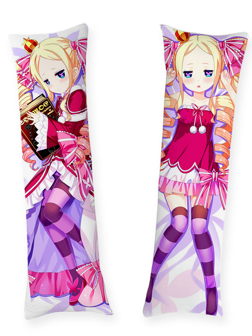 Beatrice Pink Ribbon Dress Body Pillow