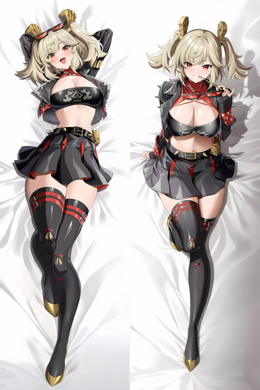 Burnice White Body Pillow