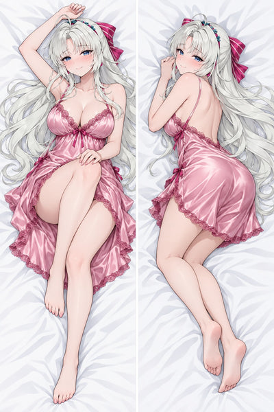 Dakimakura Carlotta Camisón de Satén Rosa